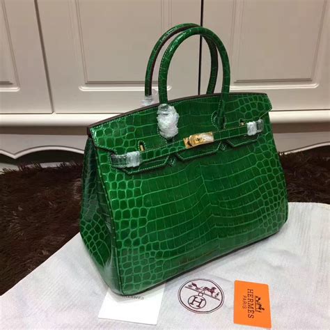 hermes green leather bag|hermes bag price.